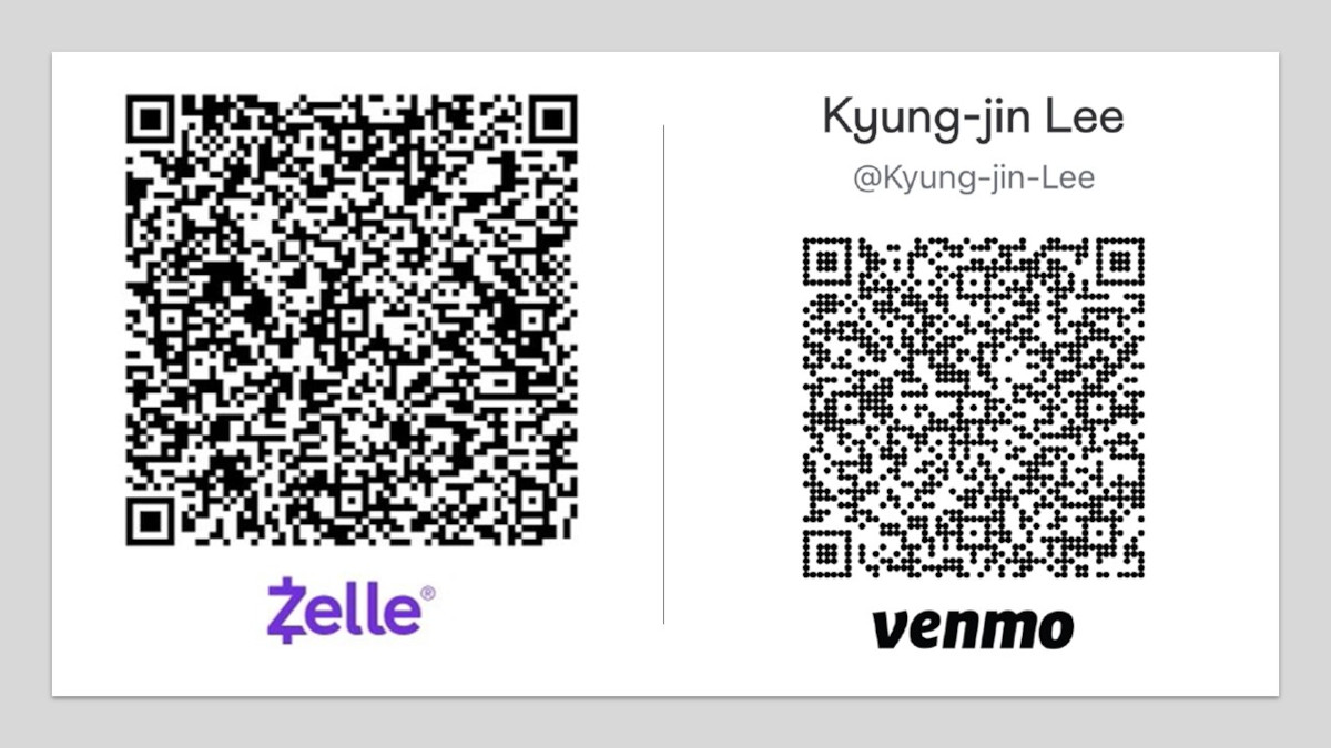 Payment QR codes